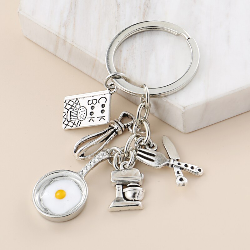 Cooking Keychain Perfect Ingredients for Culinary Adventures