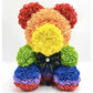 40cm Rose Teddy Bear Flower - Eternal Handmade Rose Bear