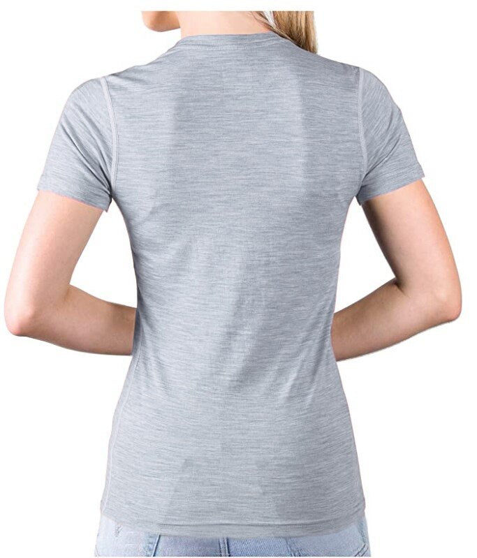 Premium Merino Wool Short Sleeve Women's Base Layer T-Shirt: 100% Merino Wool