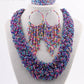 Bohemia Beaded Handmade Choker Necklace Set