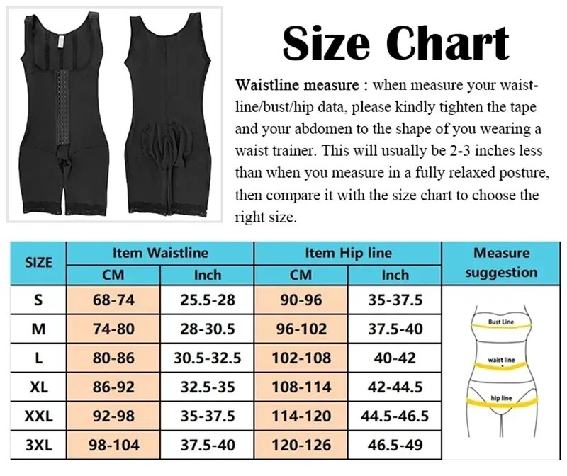 High Compression Fajas Colombianas Women's Shapewear Corrective Girdle for Tummy Control