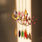 Natural Crystal Suncatcher Hanging Ornament - Radiate Love and Serenity