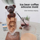 Little Teddy Bear 3D Shape Ice Cube Maker and Chocolate Mould Tray