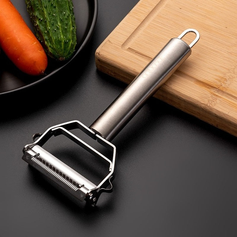 Peeler Stainless Steel Double-Head Multiple-Function Fruit And Vegetable Peeler