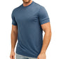 Ultra-Soft Merino Wool T-Shirt for Men: 100% Merino Wool Base Layer Shirt, 180G Breathable, Wicking, Anti-Odor, Fast Dry - USA Sizing