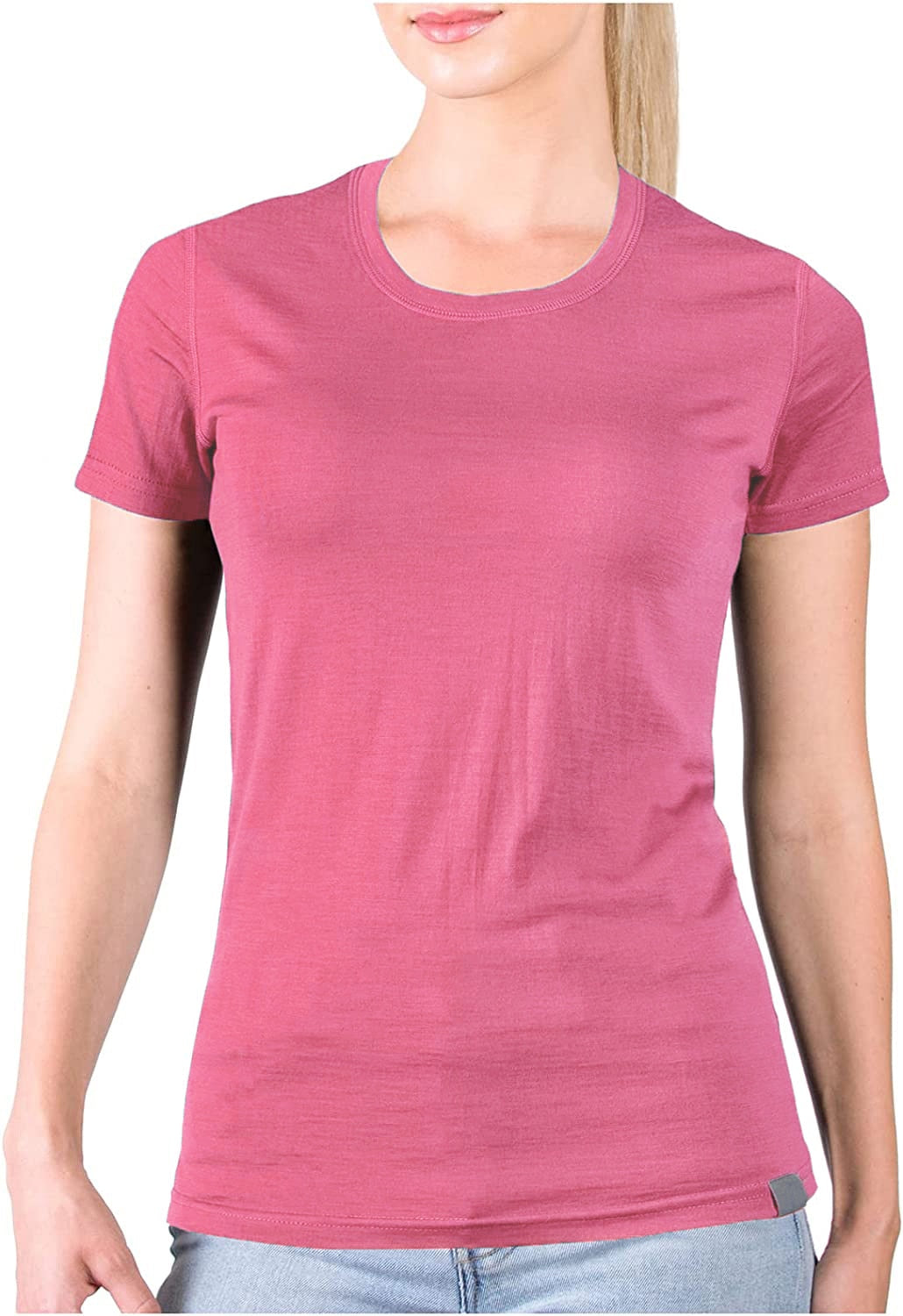 Premium Merino Wool Short Sleeve Women's Base Layer T-Shirt: 100% Merino Wool