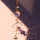 Love Heart Crystal Pendant Wind Chime - Radiate Love and Harmony with Sun Catchers and Rainbow ChaserChime