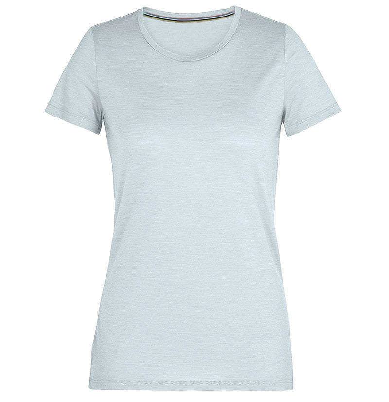 Premium Merino Wool Short Sleeve Women's Base Layer T-Shirt: 100% Merino Wool