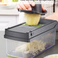 Vegetables Slicer 13 in 1 Multi-function Kitchen Tool - Slice, Dice, Shred, and Grate with Built-in Basket