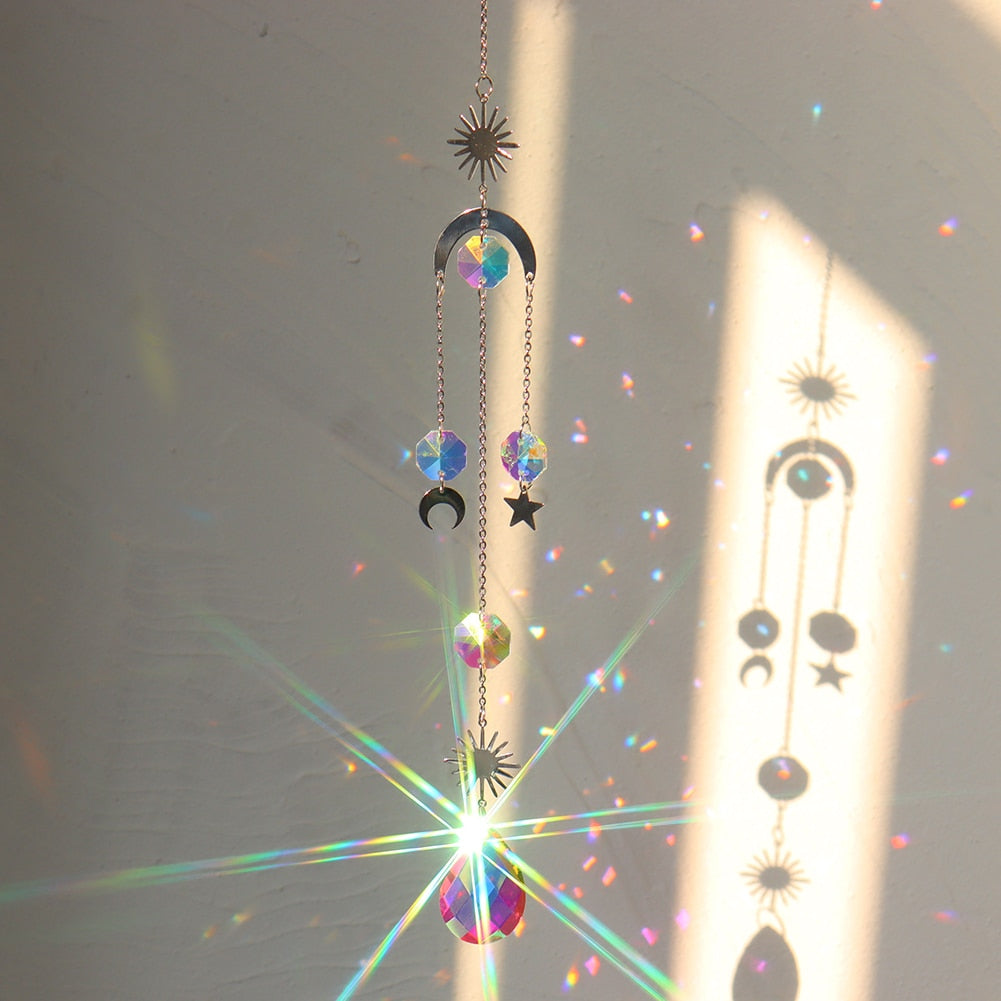 Handmade Crystal Sun Catchers - Radiant Jewellery for Window Hanging and Rainbow Making