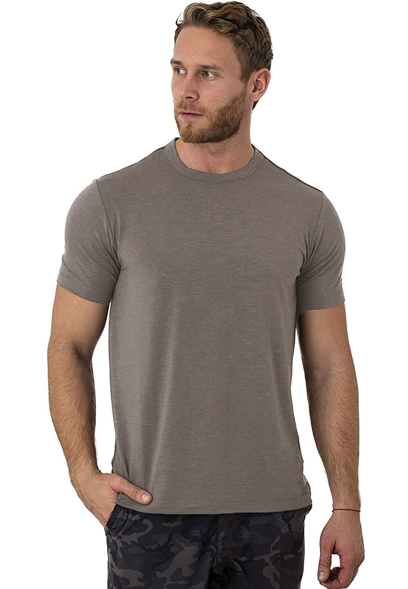 Ultra-Soft Merino Wool T-Shirt for Men: 100% Merino Wool Base Layer Shirt, 180G Breathable, Wicking, Anti-Odor, Fast Dry - USA Sizing