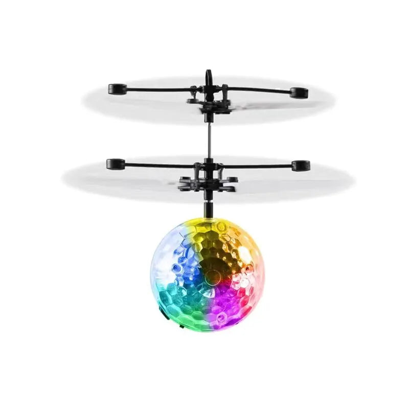 RC Gesture-Controlled LED Light Suspension Crystal Ball Interactive Colorful Glowing Toy Perfect Kid's Gift