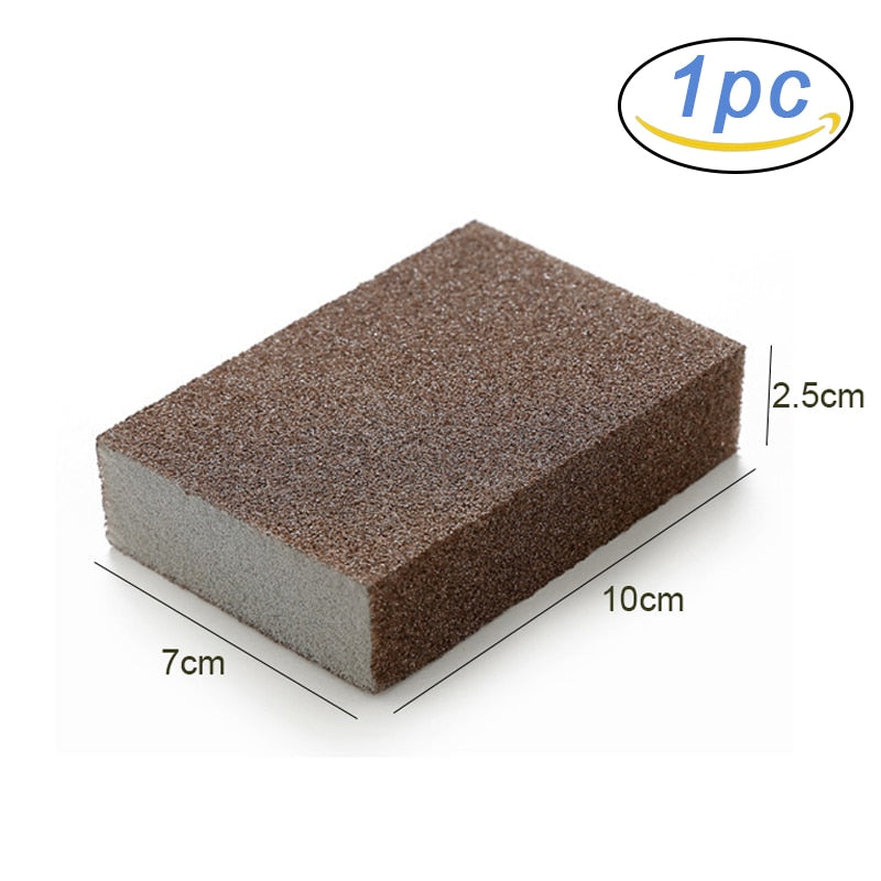 Rust Cleaning Cooktop and Pot Rust Removal Carborundum Cleaning Sponge