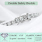 Smyoue 2-6.5mm Real Moissanite Tennis Bracelet for Women Christmas Gift Platinum Plated 100% 925 Sterling Silver Wedding Jewelry