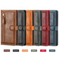 Luxury Leather Zipper Flip Wallet Case For iPhone 12 12Pro 12Pro Max Card Holder Stand Phone Cover