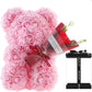 25cm Rose Bear in Gift Box