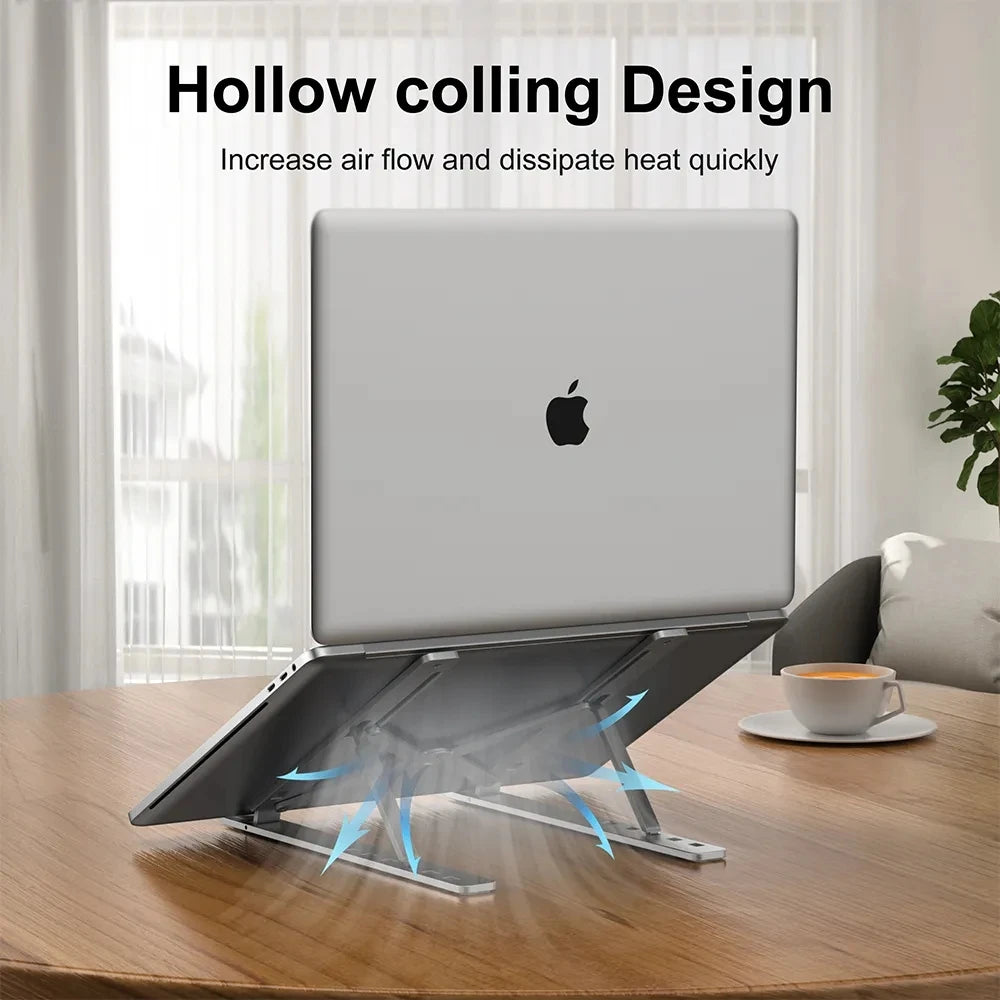 Universal Foldable Laptop Stand Holder Support Base Cooling Bracket for MacBook Pro Air Laptops And Tablets