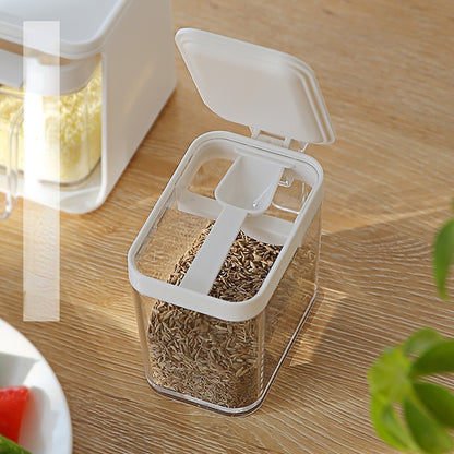 Seasoning Box Combination Wall-mounted Kitchenware Suit Seasoning Tank Kitchen Supplies Seasoning Bottle Sugar Can Storage Box