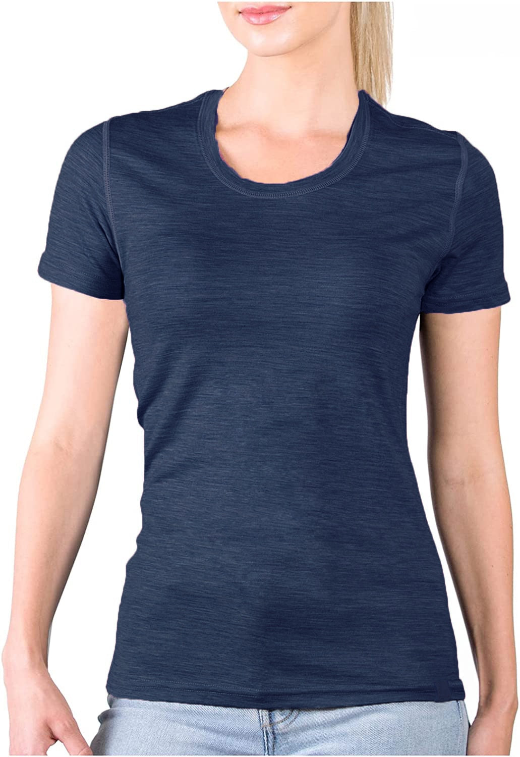 Premium Merino Wool Short Sleeve Women's Base Layer T-Shirt: 100% Merino Wool