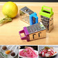 Stainless Steel Mini Four-Sided Cucumber Grater Fruit Planer Cheese Slicers Carrot Vegetables Cutter Home Smart Kitchen Gadgets