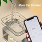 Transparent Cat Drinker: USB Electric Fountain with Auto Filter for Quiet and Filtered Hydration.