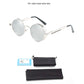 Classic Gothic Steampunk Sunglasses Polarized Men Women Brand Designer Vintage Round Metal Frame Sun Glasses High Quality UV400