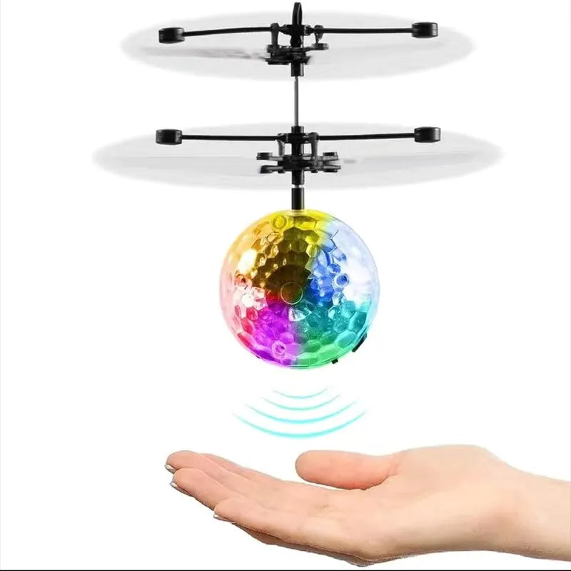 RC Gesture-Controlled LED Light Suspension Crystal Ball Interactive Colorful Glowing Toy Perfect Kid's Gift