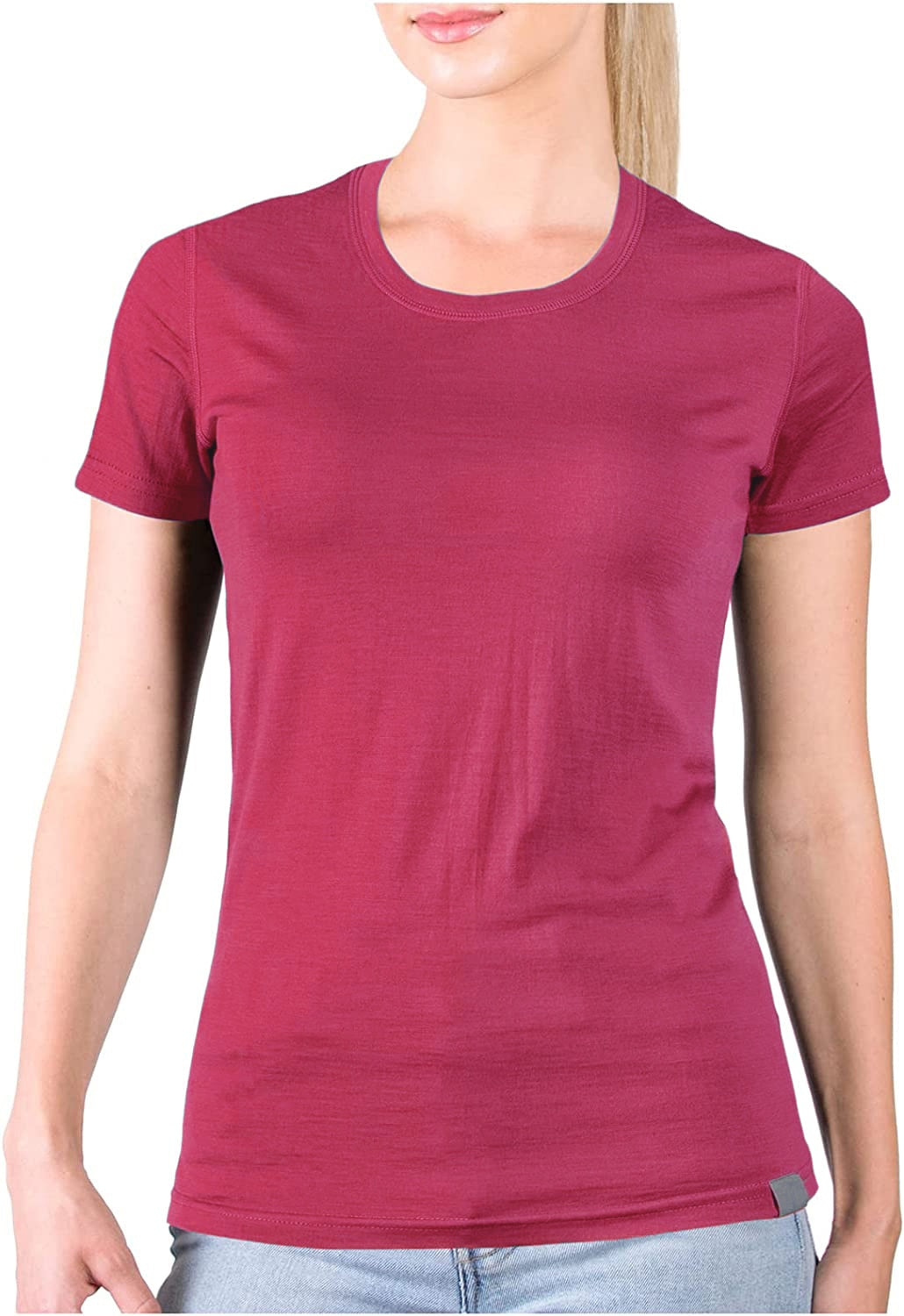 Premium Merino Wool Short Sleeve Women's Base Layer T-Shirt: 100% Merino Wool