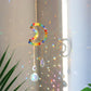 Crystal Wind Chime Moon Sun Catcher - Embrace the Magic of Moonlight and Rainbow Chaser