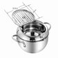 Oil Fryer Premium Stainless Steel with Temperature control and Top Lid