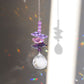 Crystal Wind Chime Pendants - Captivating Sun Light Catchers for Outdoor Garden and Home Decor