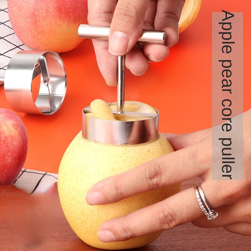 Apple Pear Core Coring Cutter Stainless Steel Fruit Core Pitter Remover Separator for Kitchen Accessories Gadgets