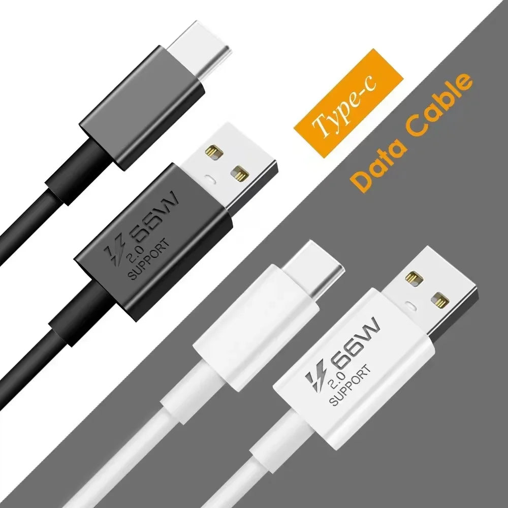 USB-A to Type-C 66W 3A Fast Charging Long Cable for Android, iPad, External SSD, and Other USB-to-Type-C Devices