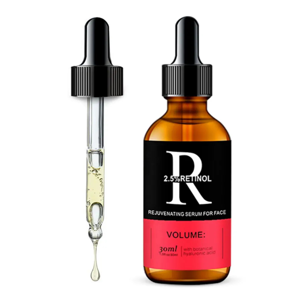 Organic Retinol Facial Serum: Whitening, Anti-Aging, Hyaluronic Acid Moisturizer