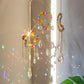 Crystal Wind Chime Moon Sun Catcher - Embrace the Magic of Moonlight and Rainbow Chaser