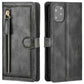 Luxury Leather Zipper Flip Wallet Case For iPhone 12 12Pro 12Pro Max Card Holder Stand Phone Cover