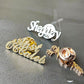 Personalized Stainless Steel Name Brooch Pin