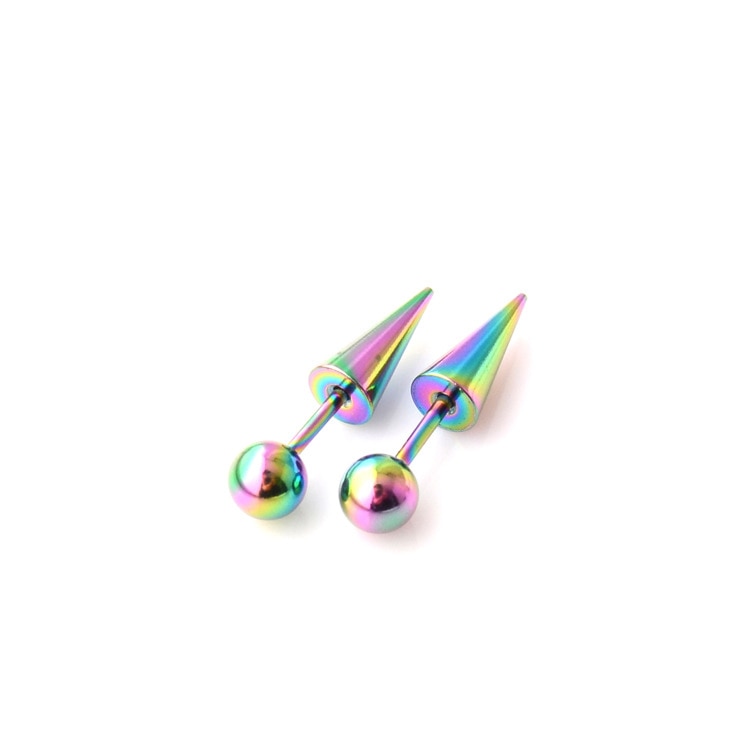 Vibrant Zipper Zing Earrings: Playful Metal Drops for Fashion-Forward Women