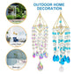 Crystal Wind Chimes Metal Hanging Prisms Rainbow Sun Catchers Home and Garden Decor