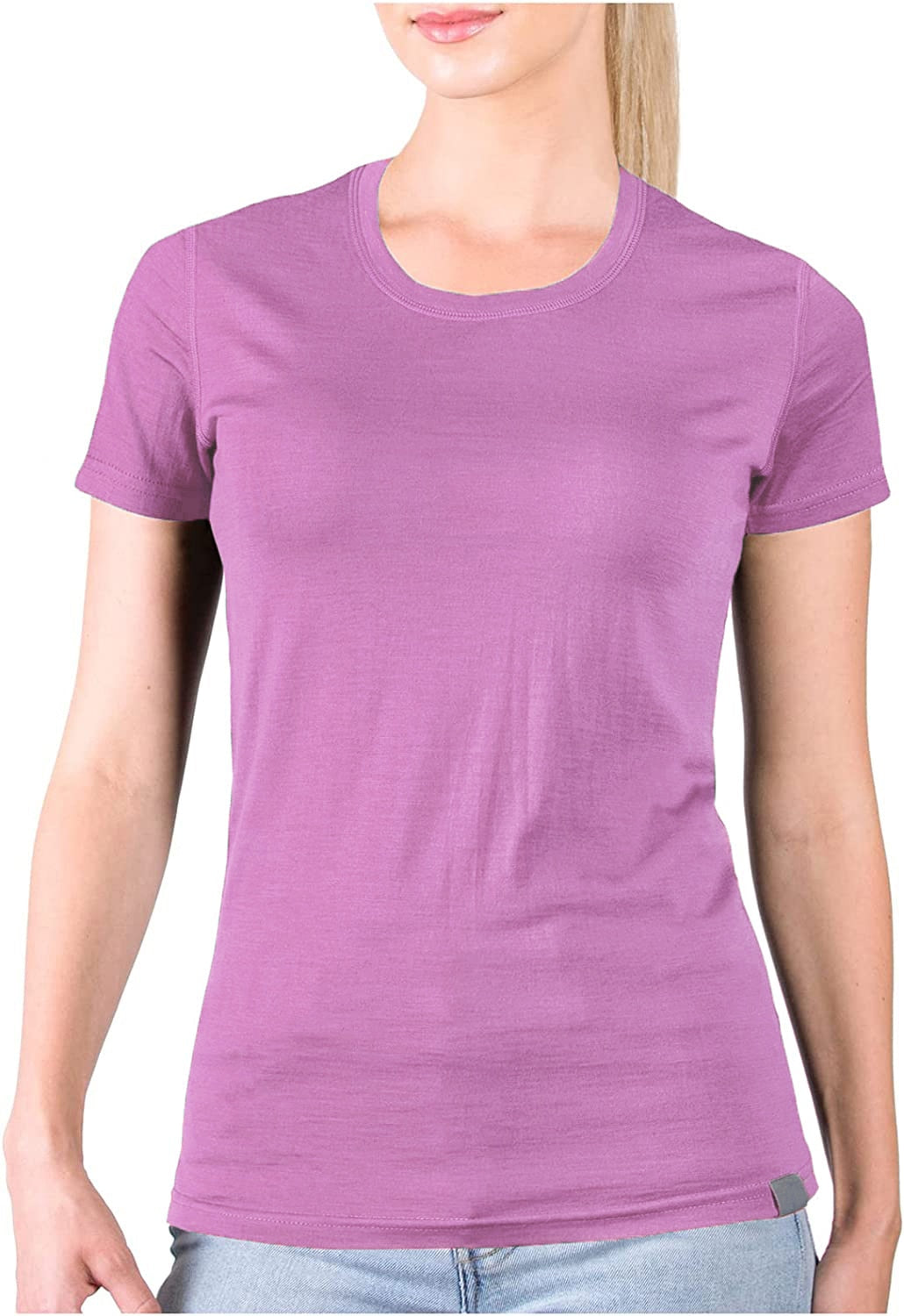 Premium Merino Wool Short Sleeve Women's Base Layer T-Shirt: 100% Merino Wool