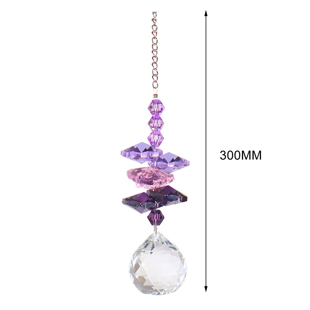 Crystal Wind Chime Pendants - Captivating Sun Light Catchers for Outdoor Garden and Home Decor