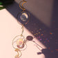 Love Heart Crystal Pendant Wind Chime - Radiate Love and Harmony with Sun Catchers and Rainbow ChaserChime