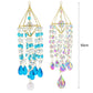 Crystal Wind Chimes Metal Hanging Prisms Rainbow Sun Catchers Home and Garden Decor