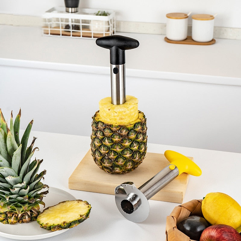 Pineapple Slicer Peeler Cutter Stainless Steel Pineapple Peeler  Kitchen Fruit Tools Pineapple Corer Spiral Cutter Tool  Gadget