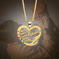 Mom's Love Treasures: Personalized Birthstone Heart Necklace