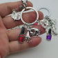 Nail Art Keychain with Nail Polish Nail Clippers Thoughtful Gift