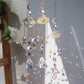 Crystal Sun Catcher Wind Chimes - Star, Moon, and Diamond Prisms for Captivating Rainbow Displays