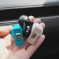 Black Suction Cap Clips for Car Interior: Secure and Removable Sunshade, Curtain, Towel, and Ticket Holder