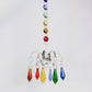 Chakra Crystal Prism Hanging Outdoor Pendant Sun Catcher - Enhance Your Home and Garden Decor