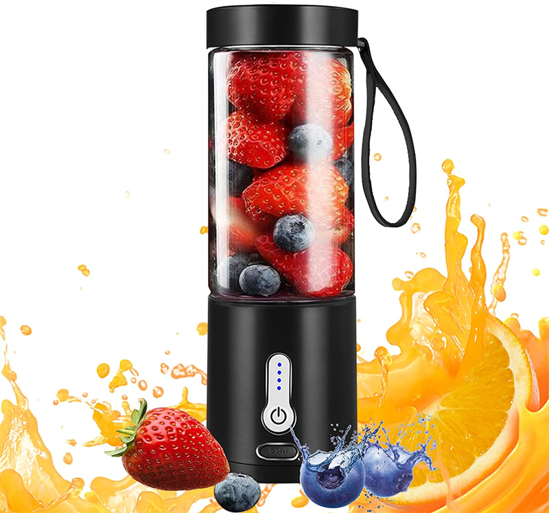 New Hand-Operated Portable Juicer - Perfect for On-the-Go Fruit and Vegetable Smoothies